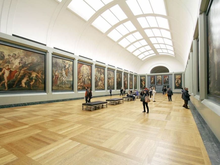 Sala de exposiciones del Museo del Prado de Madrid