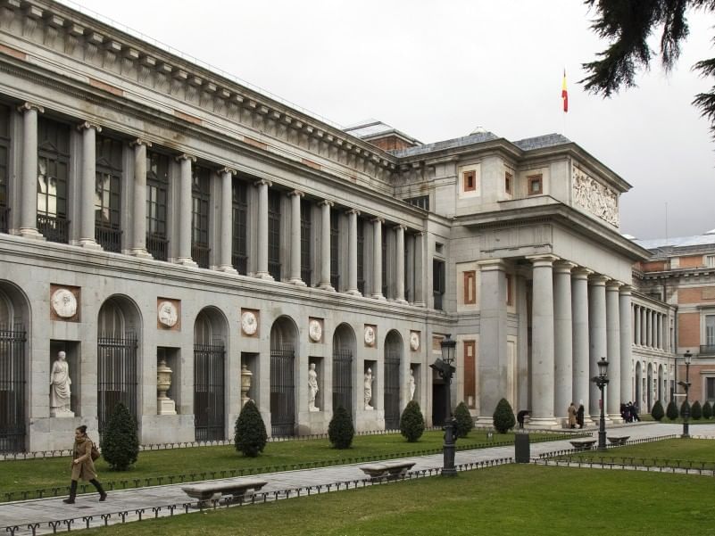 Fachada del museo del Prado de Madrid